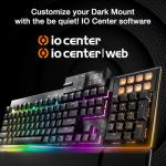 be quiet! Dark Mount Mechanical Keyboard | Tactile | Hot-Swappable Lubricated Silent Switches | Detachable Numpad and Media Dock | Programmable ARGB Keys | Quality PBT Double Shot Keycaps | BT002US