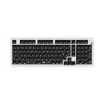 Keychron Q5 Pro Custom Wireless QMK/VIA Mechanical Keyboard Barebone, 96% Layout with Programmable Knob Double-Gasket Design, Hot-Swappable RGB Backlit Compatible with Mac Windows Linux - White