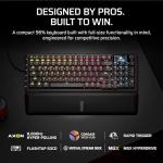 Corsair Vanguard PRO 96 Wired Hall Effect Magnetic Mechanical Gaming Keyboard – 96% Layout, MGX Hyperdrive Switches, 8000Hz Polling, Rapid Trigger, Virtual Stream Deck, SOCD Flashtap, QWERTY US