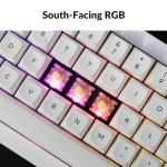 Keychron Q2 Max Wireless Custom Mechanical Gaming Keyboard, QMK/VIA Programmable Knob 2.4 GHz/Bluetooth 5.1/Wired, 65% Compact RGB Hot-Swap with Gateron Banana Switch for Mac Windows Linux - White
