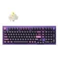 Keychron Q5 Pro Wireless QMK/VIA Mechanical Keyboard, Full Customizable 96% Layout with Programmable Knob, Hot-swappable K Pro Banana Switch Compatible with Mac Windows Linux - Purple