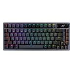 ASUS ROG Azoth Wireless Mechanical Gaming Keyboard – 75% TKL, Tri-Mode Connectivity, Hot Swappable Pre-lubed ROG NX Brown Switches, PBT Keycaps, RGB, OLED Display, PC/Mac Support - Black