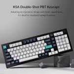Keychron Q5 Max QMK/VIA Programmable Wireless Metal Custom Mechanical Keyboard, Tri-Mode BT5.1/2.4GHz/USB-C Hot Swappable RGB Backlit PBT Gaming Keyboards, Red Switches, 89 Keys