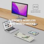 Keychron Q5 Max Wireless Custom Mechanical Keyboard, Full Aluminum 2.4 GHz Bluetooth QMK 96% Layout RGB with Hot-swappable Gateron Red Switch Compatible with Mac Windows Linux