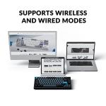 Keychron Q1 Pro Wireless Custom Mechanical Keyboard, QMK/VIA Programmable Full Aluminum 75% Layout Bluetooth/Wired RGB with Hot-swappable Keychron K Pro Brown Switch Compatible with Mac Windows Linux