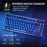 ASUS ROG Azoth Wireless Mechanical Gaming Keyboard – 75% TKL, Tri-Mode Connectivity, Hot Swappable Pre-lubed ROG NX Brown Switches, PBT Keycaps, RGB, OLED Display, PC/Mac Support - Black