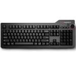 Das Keyboard 4 Professional for Mac Wired Mechanical Keyboard, Cherry MX Brown Mechanical Switches, 2-Port USB 3.0 Hub, Volume Knob, Aluminum Top (104 Keys, Black)