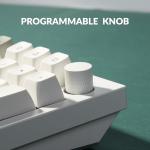 Keychron Q5 Max Wireless Custom Mechanical Keyboard, Full Aluminum 2.4 GHz Bluetooth QMK 96% Layout RGB with Hot-swappable Gateron Red Switch Compatible with Mac Windows Linux