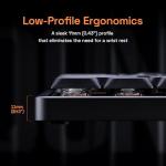 IQUNIX Magi96 Low Profile Wireless Mechanical Keyboard – Full 100-Key Layout, Hot-Swappable, RGB Backlit, Full Aluminum, VIA Customizable, Mac/Windows/Linux, Tri-Mode