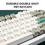 Keychron Q5 Max Wireless Custom Mechanical Keyboard, Full Aluminum 2.4 GHz Bluetooth QMK 96% Layout RGB with Hot-swappable Gateron Red Switch Compatible with Mac Windows Linux