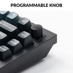 Keychron Q1 Pro Wireless Custom Mechanical Keyboard, QMK/VIA Programmable Full Aluminum 75% Layout Bluetooth/Wired RGB with Hot-swappable Keychron K Pro Brown Switch Compatible with Mac Windows Linux