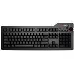 Das Keyboard 4 Professional for Mac Wired Mechanical Keyboard, Cherry MX Brown Mechanical Switches, 2-Port USB 3.0 Hub, Volume Knob, Aluminum Top (104 Keys, Black)