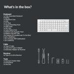 Keychron Q15 Max Metal Ortholinear QMK Wireless Custom Mechanical Keyboard, 64 Keys Hot Swappable Gaming Keyboard, CNC Aluminum Body, XDA PBT Keycaps & Knob for MacOS & Windows, Gateron Jupiter Switch