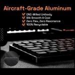 IQUNIX Magi96 Low Profile Wireless Mechanical Keyboard – Full 100-Key Layout, Hot-Swappable, RGB Backlit, Full Aluminum, VIA Customizable, Mac/Windows/Linux, Tri-Mode