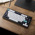Keychron Q1 Max RGB QMK/VIA Custom Mechanical Keyboard, Hot-Swappable Full Metal Programmable Knob with Gateron Jupiter Red Switch, 2.4 GHz/Bluetooth/Wired Gaming Keyboard for Mac Windows Linux