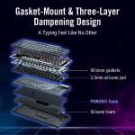 ASUS ROG Azoth Wireless Mechanical Gaming Keyboard – 75% TKL, Tri-Mode Connectivity, Hot Swappable Pre-lubed ROG NX Brown Switches, PBT Keycaps, RGB, OLED Display, PC/Mac Support - Black