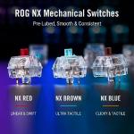 ASUS ROG Azoth Wireless Mechanical Gaming Keyboard – 75% TKL, Tri-Mode Connectivity, Hot Swappable Pre-lubed ROG NX Brown Switches, PBT Keycaps, RGB, OLED Display, PC/Mac Support - Black