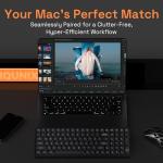 IQUNIX Magi96 Low Profile Wireless Mechanical Keyboard – Full 100-Key Layout, Hot-Swappable, RGB Backlit, Full Aluminum, VIA Customizable, Mac/Windows/Linux, Tri-Mode