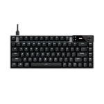 Pulsar Gaming Gears eS HE 70 Mechanical Gaming Keyboard, 8K Scan Rate & 8K Polling for Ultra-Low Latency, Hot Swappable, PBT Double-Shot Keycaps, RGB Backlit, Volume Knob, 70%, 79keys (Black)