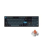 Keychron Q6 Pro Full Aluminum QMK/VIA Programmable Knob Bluetooth Custom Mechanical Keyboard, Full-Size KSA Double-Shot PBT Keycap Hot-Swappable K Pro Silent Red Switch for Mac Windows Linux - Black