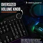 Das Keyboard 6 Professional Backlit Wired Mechanical Keyboard – Tactile Cherry MX Brown Switches, Shine-Through Keycaps, 2-Port USB C Hub, Media Controls, Durable Aluminum Enclosure, Volume Knob, NKRO