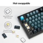 Keychron Q5 Pro Wireless QMK/VIA Mechanical Keyboard, 96% Layout Programmable Knob Full Aluminum Double-Gasket Design, Hot-swappable K Pro Banana Switch for Mac Windows Linux - Black