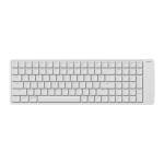 LOFREE Flow2 Low-Profile Mechanical Keyboard, Aluminum Alloy with Void Linear Switches, Rechargeable Wireless Keyboards with 3 Mode Connections for Windows, macOS (Silver with Silence, 100 Keys)