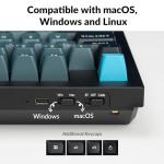 Keychron Q5 Pro Wireless QMK/VIA Mechanical Keyboard, 96% Layout Programmable Knob Full Aluminum Double-Gasket Design, Hot-swappable K Pro Banana Switch for Mac Windows Linux - Black