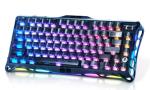 GravaStar Mercury V75 HE Keyboard, 75% Hall‑Effect Magnetic Switch Gaming Keyboard, 8000 Hz Polling, 0.005RT, Wired USB-C, RGB Backlit, Adjustable Actuation, Semi‑Aluminum Chassis-Stealth Black