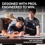 Logitech G PRO X TKL LIGHTSPEED Wireless Gaming Keyboard, Ultra-Portable Tenkeyless Design, LIGHTSYNC RGB, PBT keycaps, Tactile Switches (GX Brown) - White