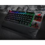 ASUS ROG Strix Scope TKL Deluxe 80% RGB Gaming Mechanical Keyboard, Cherry MX Red Switches, ABS Keycaps, Detachable Cable, Wider Ctrl Key, Stealth Key, Wrist Rest, Macro Support-Black