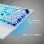 ROCCAT Vulcan 122 AIMO RGB Mechanical Gaming Keyboard JP Japanese Array Model Silent Linear (Equivalent to Red Axis) Domestic Genuine White German Design ROC-12-956-RD