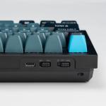 Keychron Q6 Pro Full Aluminum QMK/VIA Programmable Knob Bluetooth Custom Mechanical Keyboard, Full-Size KSA Double-Shot PBT Keycap Hot-Swappable K Pro Silent Red Switch for Mac Windows Linux - Black