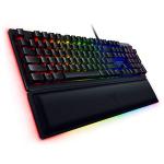 Razer BlackWidow Elite Mechanical Gaming Keyboard: Green Mechanical Switches - Tactile & Clicky - Chroma RGB Lighting - Magnetic Wrist Rest - Dedicated Media Keys & Dial - USB Passthrough