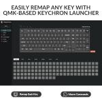 Keychron Q5 Max Wireless Custom Mechanical Keyboard, 2.4 GHz Bluetooth QMK Full Aluminum 96% Layout RGB with Hot-swappable Gateron Brown Switch Compatible with Mac Windows Linux