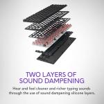 Alienware Pro Wireless Gaming Keyboard - Bluetooth 5.1/2.4 GHz Radio Frequency Connectivity, Linear Mechanical, Hot-swappable switches, Tri mode connectivity, Adjustable Height - Dark Side of the Moon