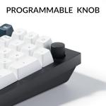 Keychron Q5 Max Wireless Custom Mechanical Keyboard, 2.4 GHz Bluetooth QMK Full Aluminum 96% Layout RGB with Hot-swappable Gateron Brown Switch Compatible with Mac Windows Linux