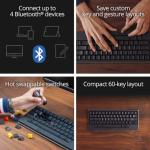 HHKB - Happy Hacking Keyboard Studio (Wireless, Bluetooth, Wired, USB, Silent, Mac, Windows, Charcoal, Printed)