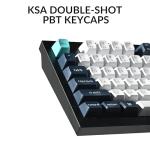 Keychron Q5 Max Wireless Custom Mechanical Keyboard, 2.4 GHz Bluetooth QMK Full Aluminum 96% Layout RGB with Hot-swappable Gateron Brown Switch Compatible with Mac Windows Linux