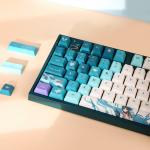 GENSHIN IMPACT "Vigilant Yaksha Xiao Mechanical Keyboard 108 Keys - Sakura Pink Capacitive Switch V2