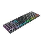 CHERRY XTRFY MX 10.1 Wireless | Cordless Low-Profile Gaming Keyboard | Rotary LCD Knob | RGB Lighting | Slim Aluminum