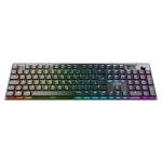 CHERRY XTRFY MX 10.1 Wireless | Cordless Low-Profile Gaming Keyboard | Rotary LCD Knob | RGB Lighting | Slim Aluminum