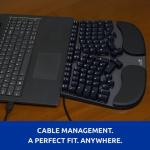 Truly Ergonomic Cleave Split Mechanical Keyboard – All-Day Comfort, Boosts Productivity, Natural Typing Posture, Tactile Optical Switches, Cushioned Palm Rest, Backlit Keys, Windows/Mac/Linux