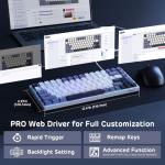 RK ROYAL KLUDGE C84 HE Rapid Trigger Gaming Keyboard, 75% TKL Wired RGB Mechanical Keyboard, Hall Effect Magnetic Switch Keyboard w/Actuation Point Adjustable, 8K Hz Polling Rate, for FPS Gamer