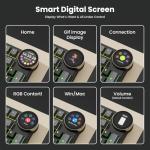 RK ROYAL KLUDGE N99 Wireless Mechanical Keyboard, Smart Display Screen & Knob, BT/2.4G/USB-C, 96% Hot Swappable Custom Keyboard, Pre-lubed Linear Switches, Gasket Mount, RGB Gaming Keyboard