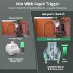 RK ROYAL KLUDGE C84 HE Rapid Trigger Gaming Keyboard, 75% TKL Wired RGB Mechanical Keyboard, Hall Effect Magnetic Switch Keyboard w/Actuation Point Adjustable, 8K Hz Polling Rate, for FPS Gamer