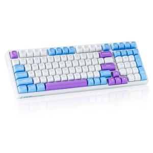 E-YOOSO Z-99 Wireless Mechanical Keyboard with Number Pad, Tri-Mode BT5.0/2.4GHz/USB-C, Hot Swappable Linear Switches, 99 Keys, RGB Backlit Creamy Gaming Keyboard for Laptop/PC/Mac