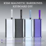 kutethy KY60 Anodizing Aluminum CNC Case for 60% Mechanical Gaming Keyboard,Full CNC Hall Effect Keyboard Compatible with wooting Keyboards (Mecha Blue)