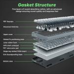 E-YOOSO Z-99 Gaming Keyboard Wireless with Triple Mode BT/2.4G/USB-C, 96% Keyboard, Linear Switches, Wireless Mechanical Keyboard with Number Pad for PC/Mac