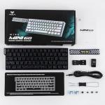 EPOMAKER Aula MINI60 HE Hall Effect Gaming Keyboard, 2.4GHz/BT, 8K Hz Polling, SOCD & DKS, Adjustable Actuation & Fast Trigger, PBT Keycap, 60% Wireless Mechanical Keyboard for Win/Mac (Max)